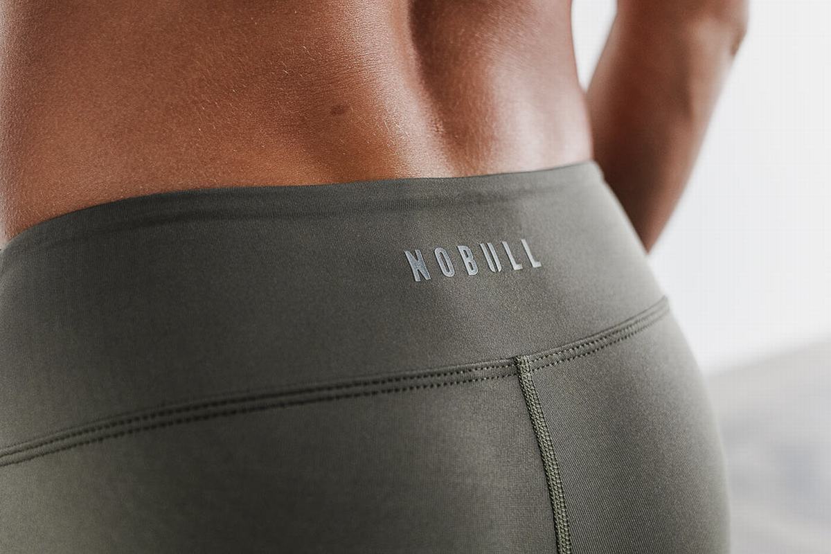 Nobull Women's Tights Green | Australia (HU0978)